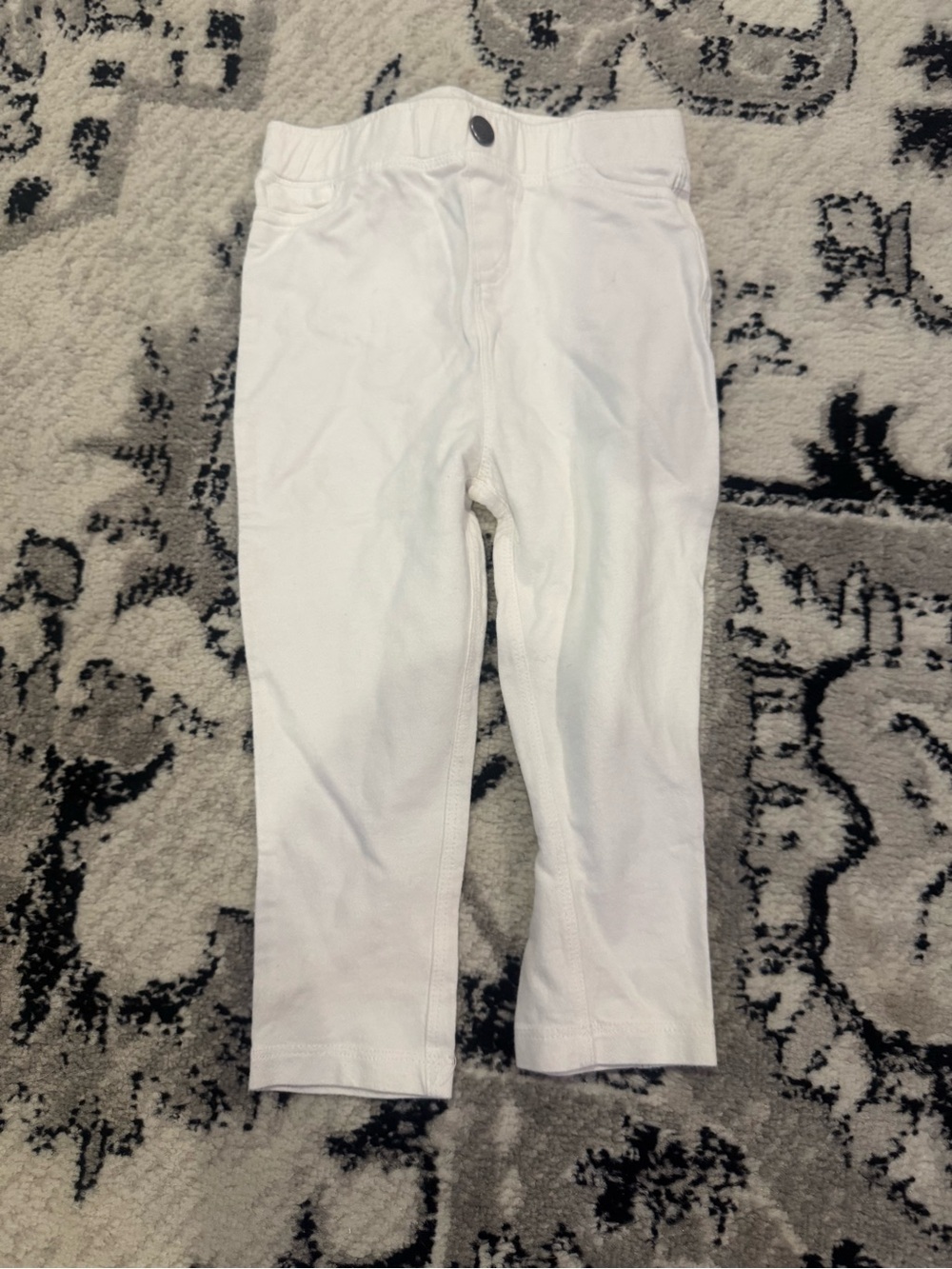 Burberry White Kids Pull-On Leggings